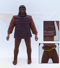 Mego Soldier Ape Vintage Planet Of The Apes Original Action Figure ~Maroon Tunic
