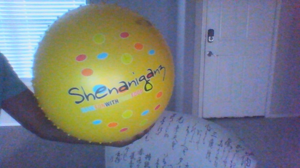 big yellow ball