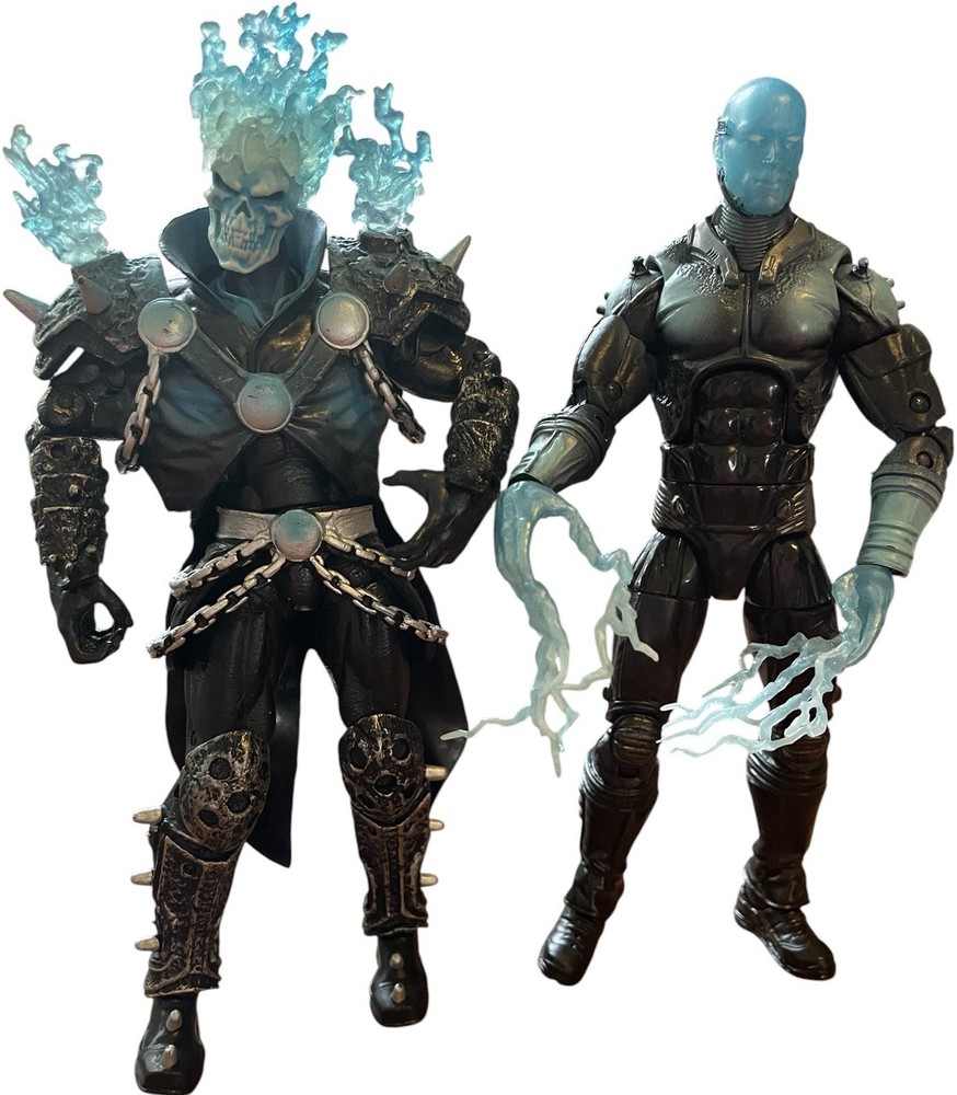 Marvel Legends Ghost Rider Blue Flame + Electro Hasbro Figure Lot FX