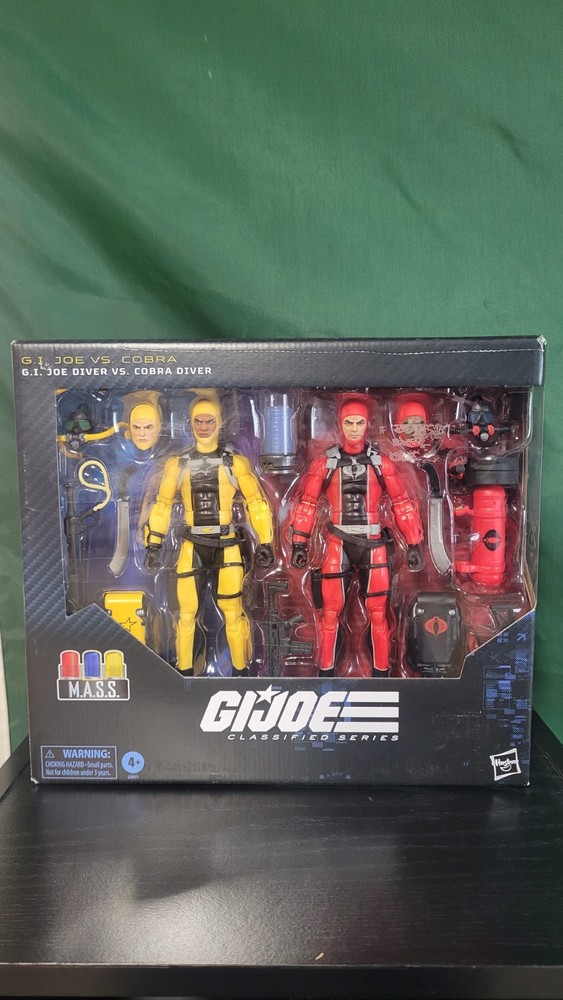 G.I. Joe Classified Series MASS Device GI Joe Diver Vs Cobra Diver 2-pack