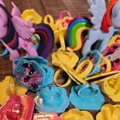 My Little Pony Cake Topper, 3-Piece Deco with Rainbow Dash and Twilight Sparkle
