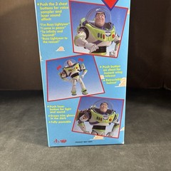 BUZZ LIGHTYEAR ULTIMATE TALK ACTION FIGURE VINTAGE NEW TOY STORY DISNEY THINKWAY