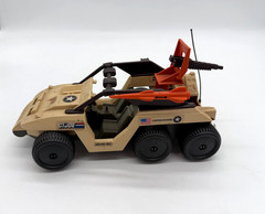 1988 GI Joe Desert Fox 6WD Jeep Vehicle, w/ One Missile (READ DESCRIPTION)