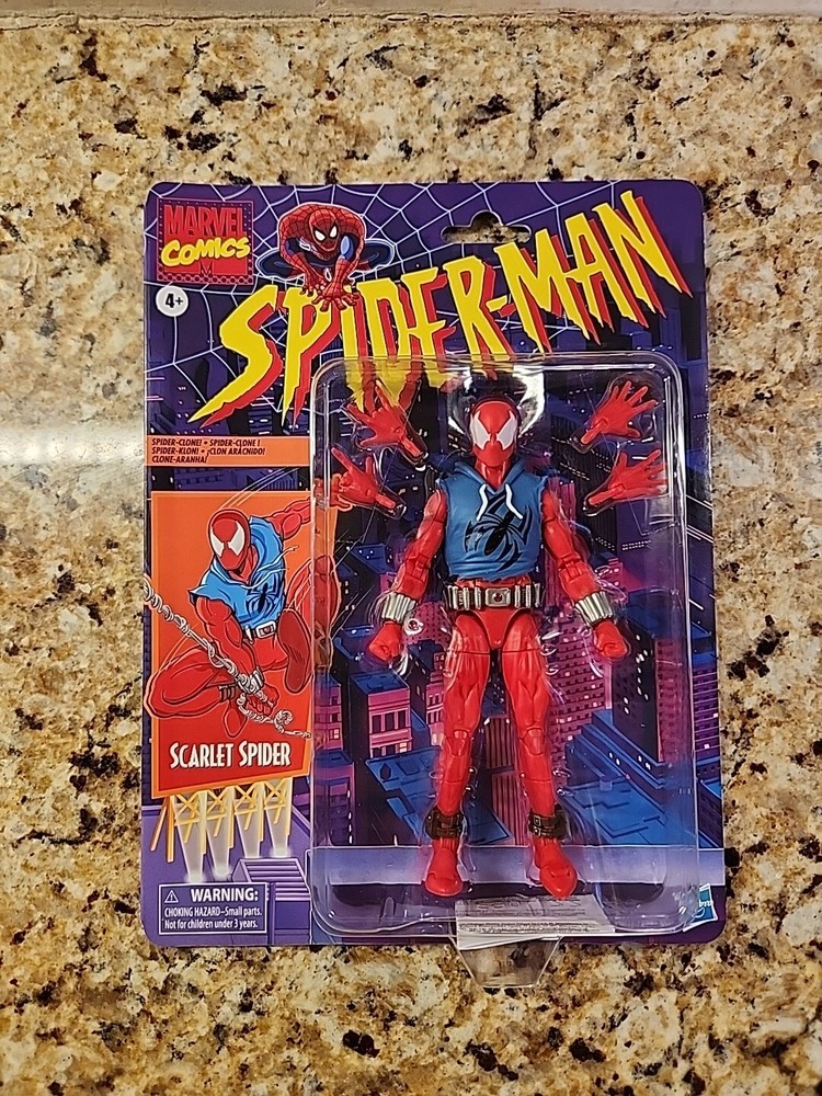 Marvel Legends Series Retro Scarlet Spider Spider-Man 6″ Action Figure New
