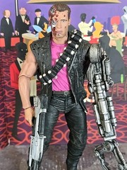 NECA Reel Toys Terminator 2 Kenner Tribute Power Arm T-800 Incomplete 7″ Figure