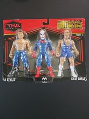 TNA GENESIS 2 – 3 PACK KURT ANGLE AJ STYLES SUICIDE STING JEFF JARRETT SAMOA JOE