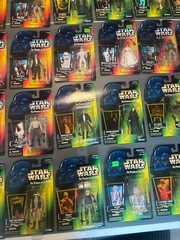 1990’s Kenner Star Wars The Power of the Force 3.75 Action Figure Lot Of 38 Toys