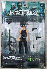 N2 Toys The Matrix Trinity Action Figure Boxed w/ Gun Knife Rifle 1999