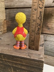 Vintage Big Bird Lifeguard Swim PVC Figure Applause Sesame Street 3.5 In