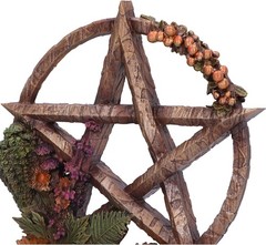 Nemesis Now Season of The Pentagram Figurine, Resin, Gold (Summer), 16.5cm
