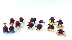 California Raisins 1988 Vintage Figures Lot of 13 Applause 2 in Tall Mini