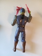 Defenders of the Earth MING the Merciless 1985 Galoob w/ Cape Gun Broken Staff