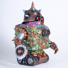 Paul Kaiju X Gunnzo 2015 Gobo King Japanese Soft Vinyl Sofubi Figure Mecha Robot