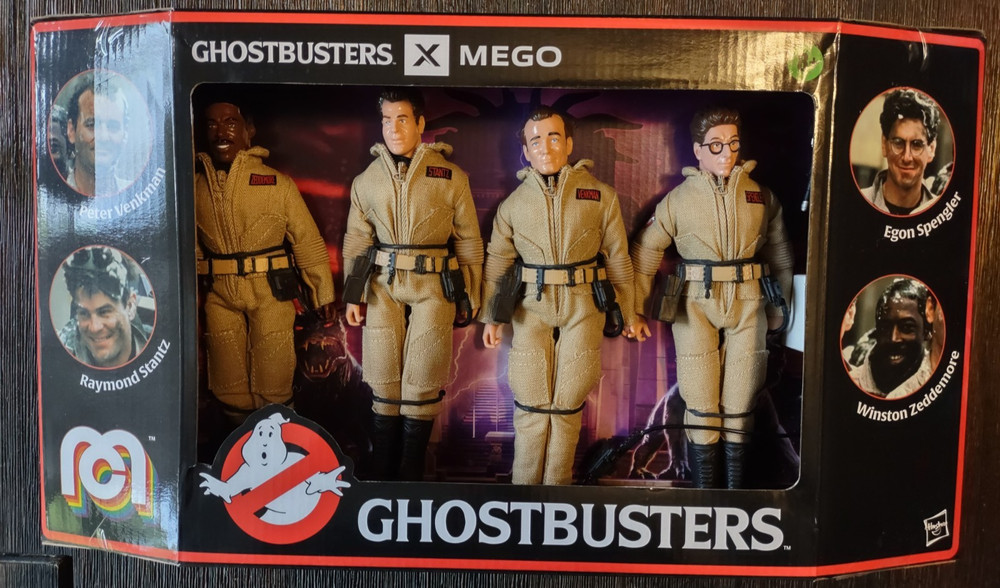 🎃 Ghostbusters Mego 4 Pack Set Figures Hasbro Venkman Spengler Stanz Zeddemore