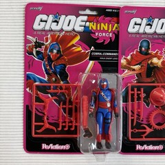 Super 7 G.I. Joe American Hero Ninja Force Cobra Commander & Snake Eyes Figures