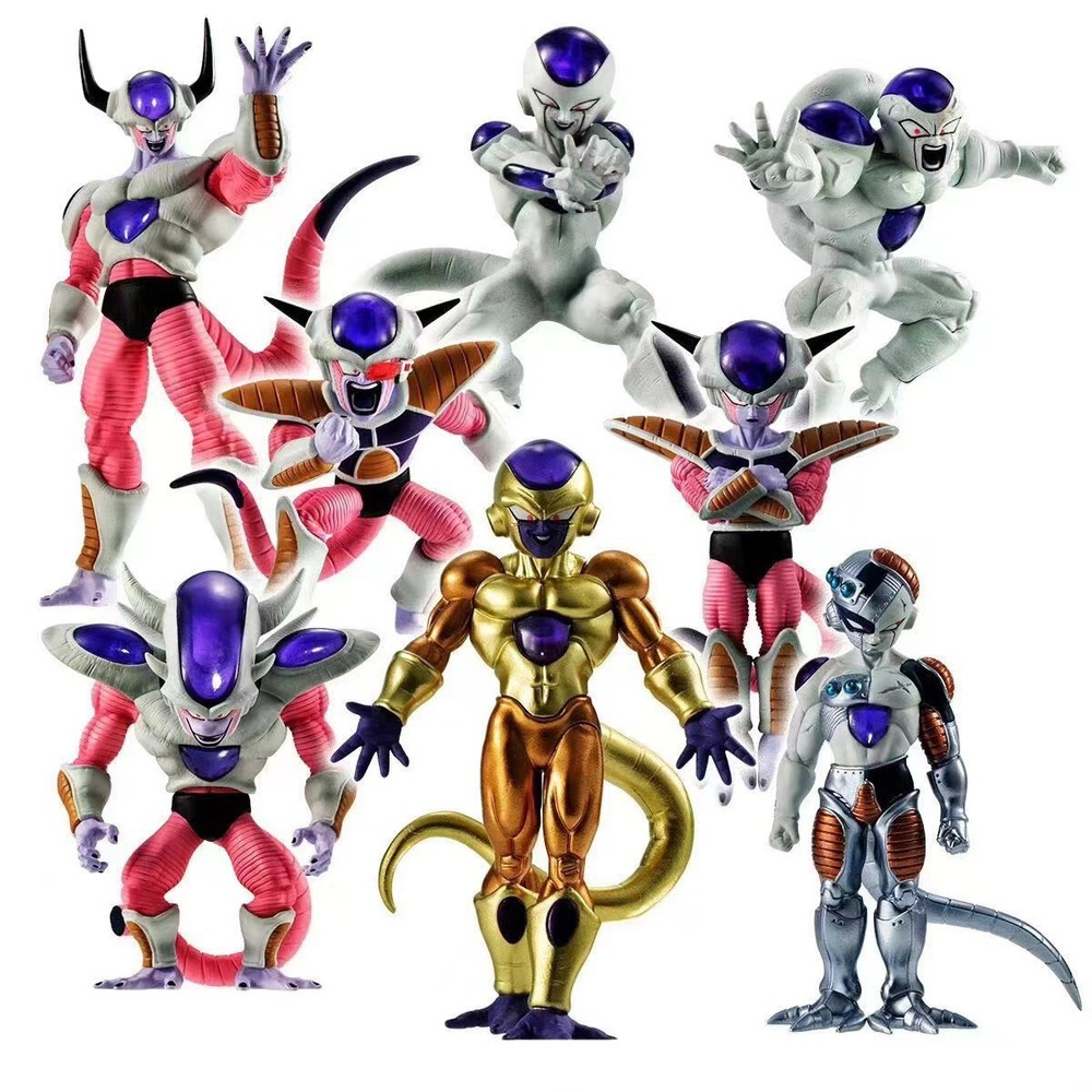 8pcs Dragon Ball Z Frieza Figure Set Third Form PVC Action Model Toy Gift