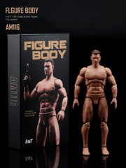 ANT 1:12 Flexible Muscular Male Strong Joint Figure Body Head Hand Shape Model