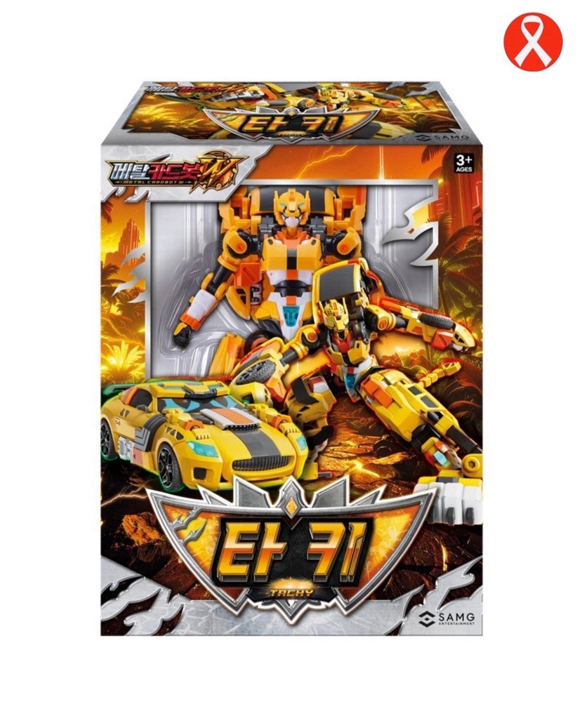 Metal Cardbot W Season 3 Tachy Cheetah Transformer Robot Car 2026 New Kids Toy