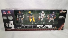 Mcfarlane NFL Brett Favre Chase CL Through The Years 4 Pack Packers, Variant Lot