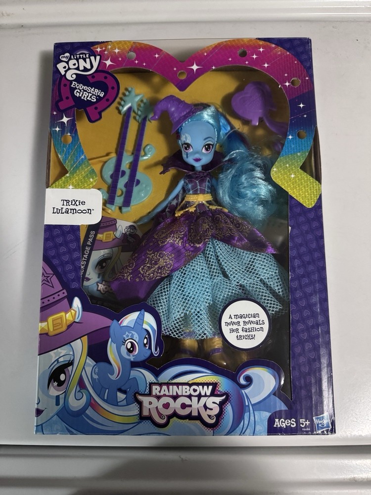 NIB My Little Pony Equestria Girls Rainbow Rocks Trixie Lulamoon Doll