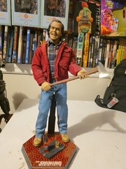 Custom 1/6 Scale Jack Torrence .the Shining. W/Custom Stand.real Metal Axe. Etc