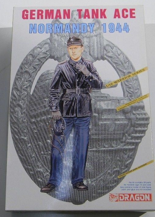 Dragon Models German Tank Ace Normandy 1944 1609-03 NIB 1/16 Warrior Series