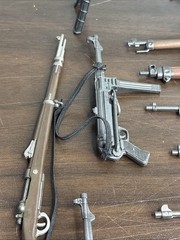 1/6 Scale Gun Model 12In Figures AR Rifle Wood Grain GI Joe 21st Century Soldier