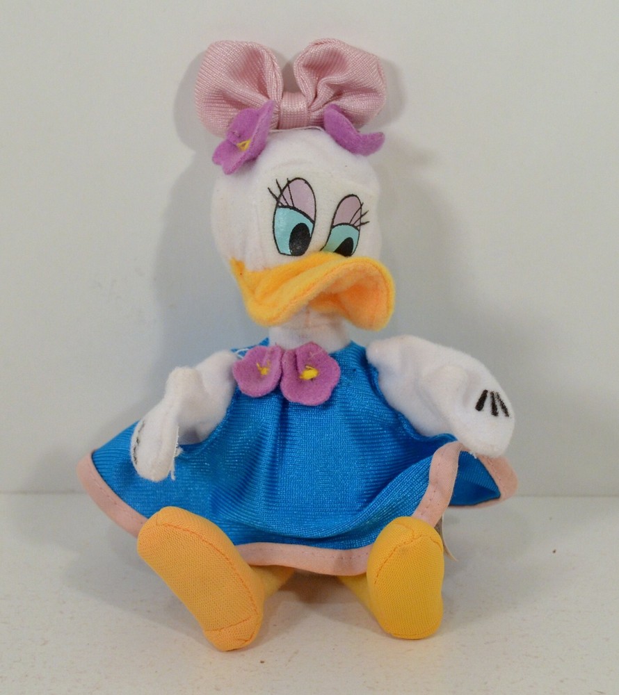RARE 2000 Daisy Duck 6″ McDonald’s EUROPE Plush Hand Puppet Disney Paris