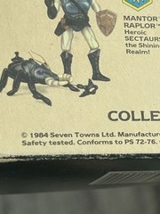 Vintage 1984 Coleco SECTAURS Warriors of Symbion SKITO and TOXCID action figure