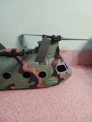 Chap Mei 18″ Long Soldier A Force Chinook Military Helicopter NOT COMPLETE parts