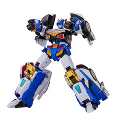 [2025 NEW] SAMG Metal Cardbot W BLUECOP W Transforming Robot Police Car Figure
