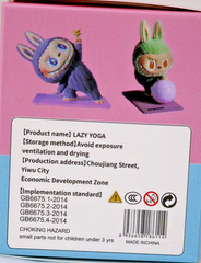 Labubu Inspired 2 inch Desk Top Random Single Blind Box Lazy Yoga