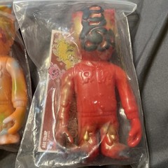 Real Head X POPSODA sofubi vinyl kaiju Lulubell Toys Lot Of 3