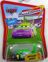 Disney / Pixar CARS Movie 1:55 Die Cast Car Series 4 Race-O-Rama Impound Wingo C