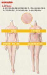 LDDOLL 29 Muscle 1/6 Finger Bone Silicone Body with Female details Figure Gift