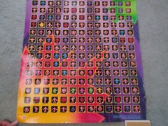Original 1985 M.U.S.C.L.E. Muscle Men Poster – Vintage Mattel Figure List 23×35