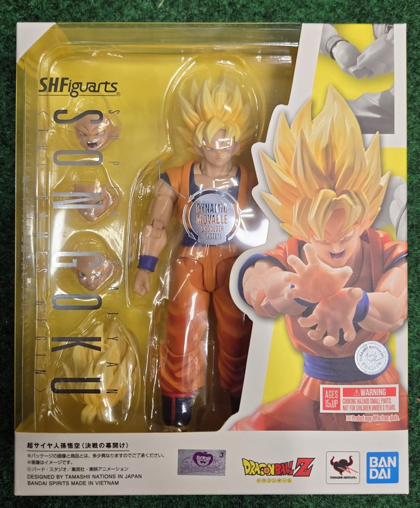 Bandai S.H.Figuart Dragonball Super Saiyan Son Goku -(The Games Begin) New -USA
