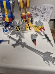 Playmates Voltron 40th Anniversary 16″, 5 Figues Complete Displayed only