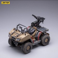 Four wheel drive vehicle sand gray PLA special forces Marine Corps 1:18