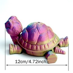 3D Printed Tortoise Model,Articulated Animals figure,Fidget Toys Home Decor