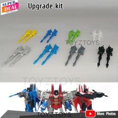 3D DIY Spoiler KIT Laser gun pairs FOR Siege Starscream Thundercracker Skywarp