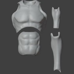 1/12 unpainted in grey Ct toys/ mafex symbiote spider man body parts kit