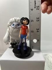 Abominable 2019 movie Snowmen & Yi Figurine plastic Figurine Cake Topper 3″ NIB