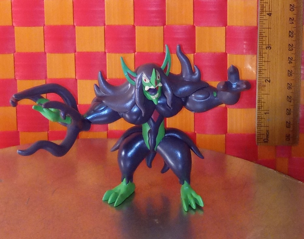 Action figure, Pokemon purple and green character, 4″h, 2021 by Jazwares LLC