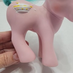 Vintage My Little Pony 1987 G1 Sundae Best Banana Surprise Pink Blue