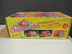 Alvin Chipmunks Touring Van Ideal CBS Toys Playset in box 1983