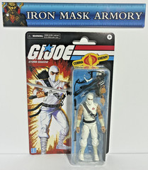 Storm Shadow Retro Cardback GI Joe Classified In Protective Case