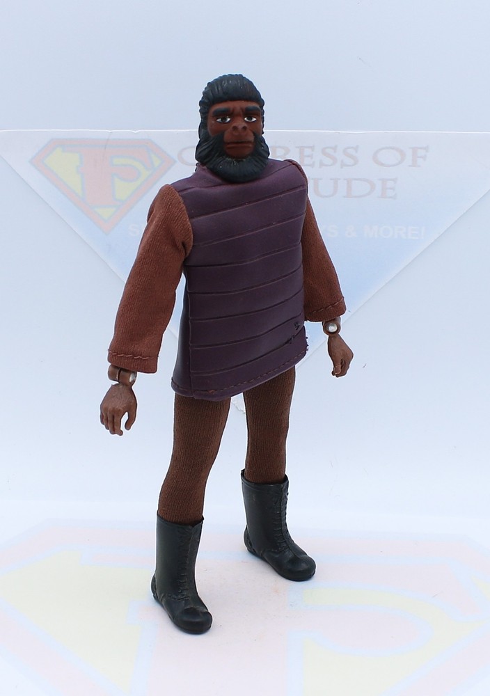 Mego Soldier Ape Vintage Planet Of The Apes Original Action Figure ~Maroon Tunic