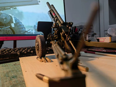 M101 Howitzer 3D Printed 1:16 Scale HighPrecision M2A1 Nylon Components Toy Gift