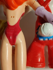 Vintage Who Framed Roger Rabbit Figure Lot Jessica, Roger,Benny, Baby Herman